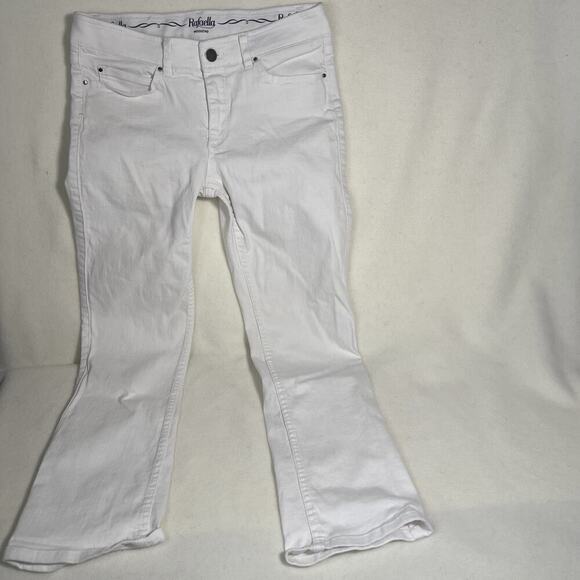 RAFAELLA Weekend White Skinny Denim Jeans Slim Lift Trim Comfort Size 4 - Picture 1 of 6
